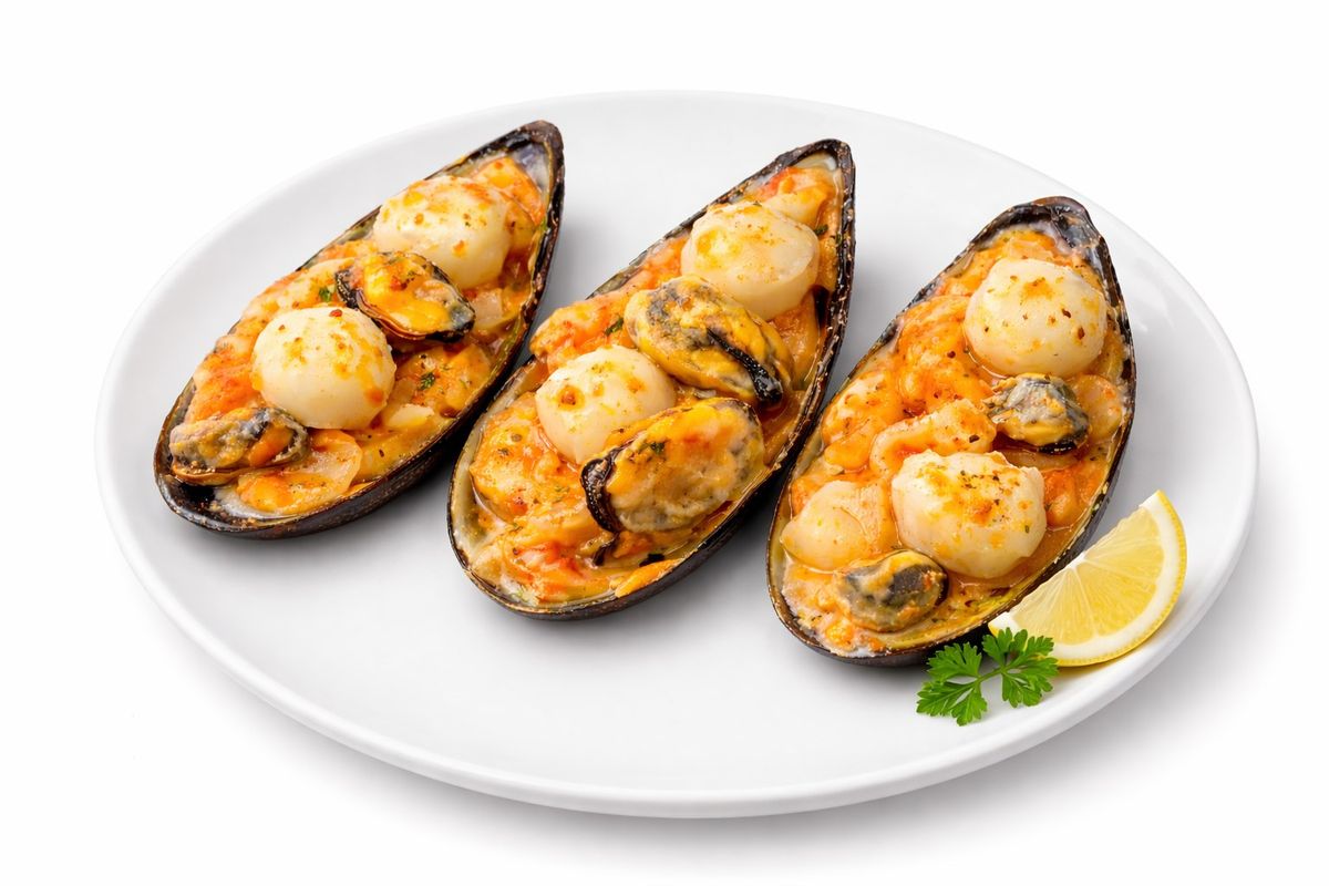 Мидии для запекания в соусе ТОМ ЯМ~400г