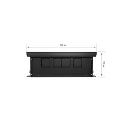 Конвектор внутрипольный Royal Thermo ATRIUM-110/300/1600-DG-U-DB