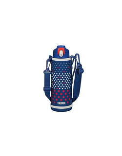 Термос кружка (2 крышки) Thermos FJJ-1000 WF NVD (1 литр), синяя