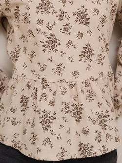 Блузка с баской нарядная