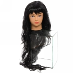 Парик карнавальный «Очарование» (волнистые локоны 90 см), Черный