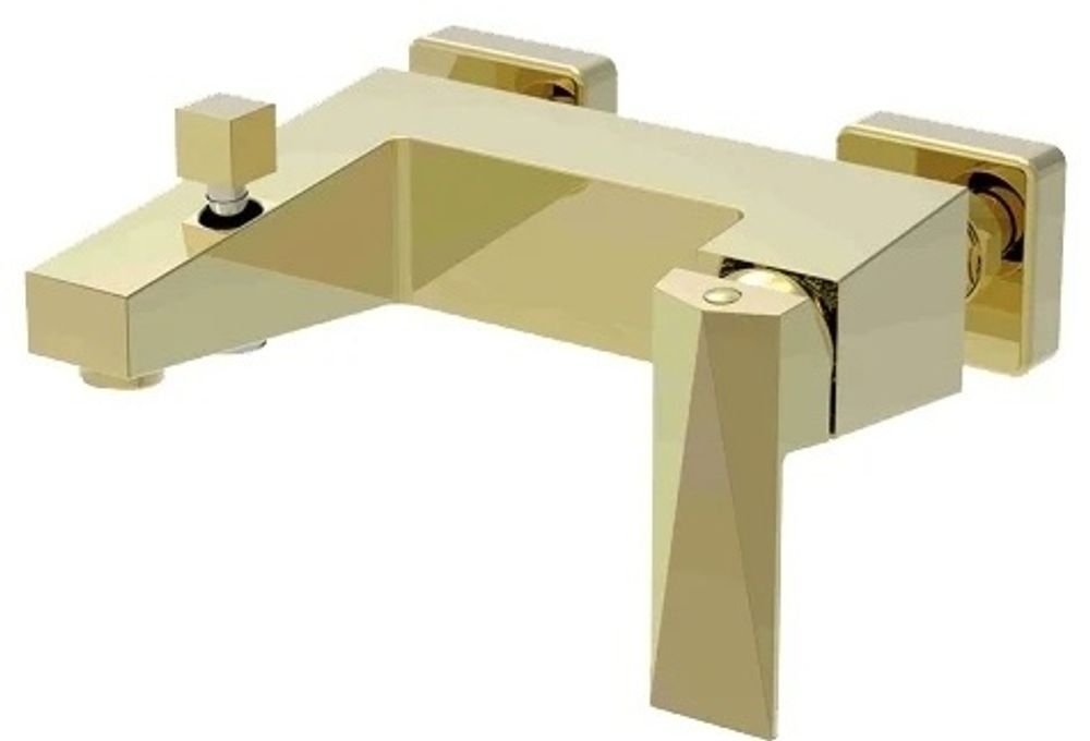 BRAVAT Iceberg F676110C-B-RUS Смеситель для ванны короткий излив с аксессуарами, хром