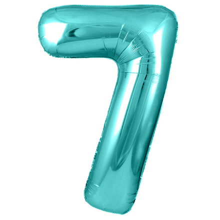 Цифра 7 Бирюзовый 40" ж77