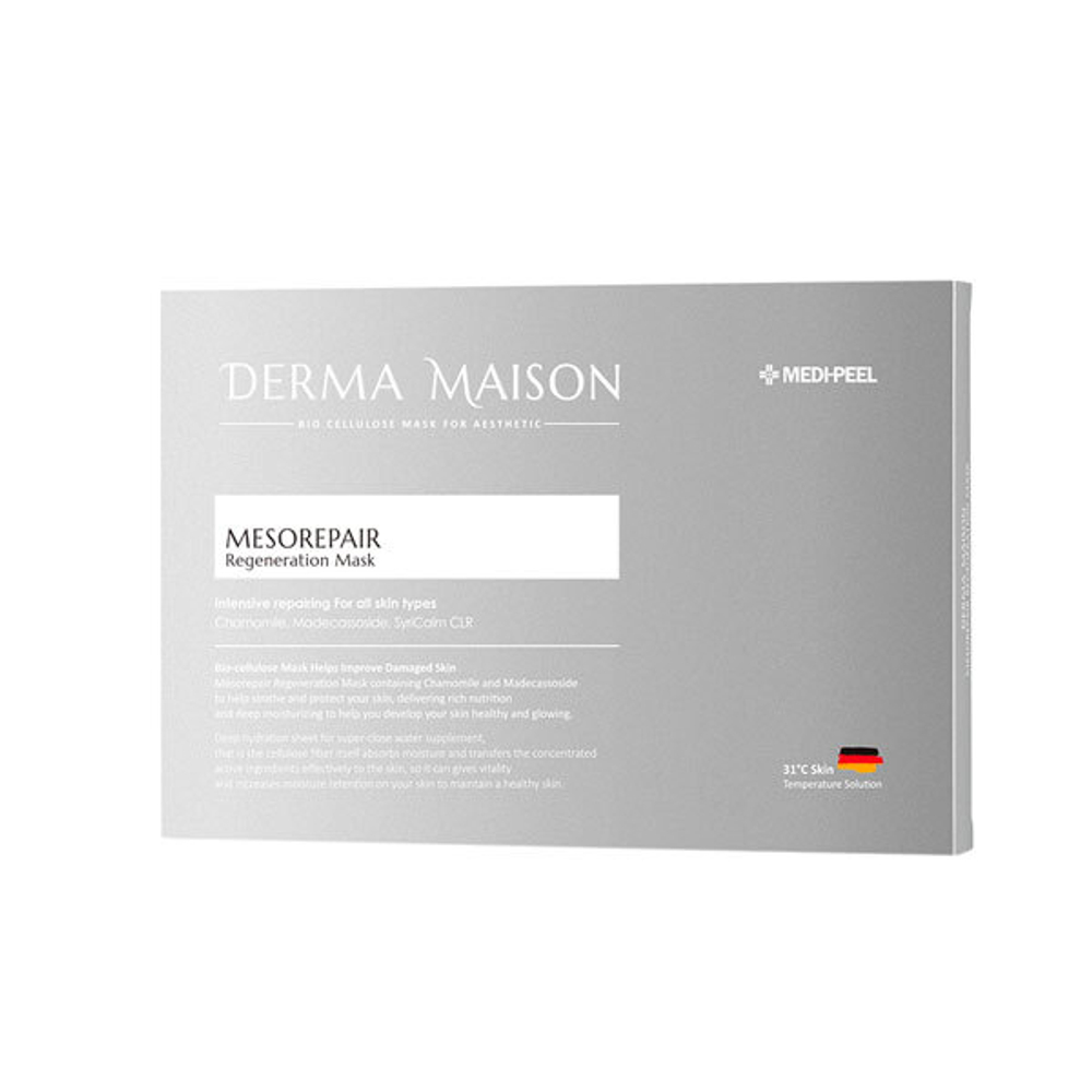 Medi-Peel Derma Maison Mesorepair Regeneration Mask регенирирующая маска для лица на основе биоцеллюлозы