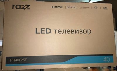 Телевизор Razz HH40F25F, 101см, Без Смарт ТВ, Full HD, LED, 20Вт, USB, DVB-T2/C/S2, черный