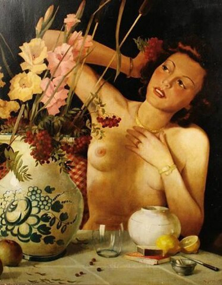 Bernd Funke (1902-1988) - эротическое искусство немецкого художника