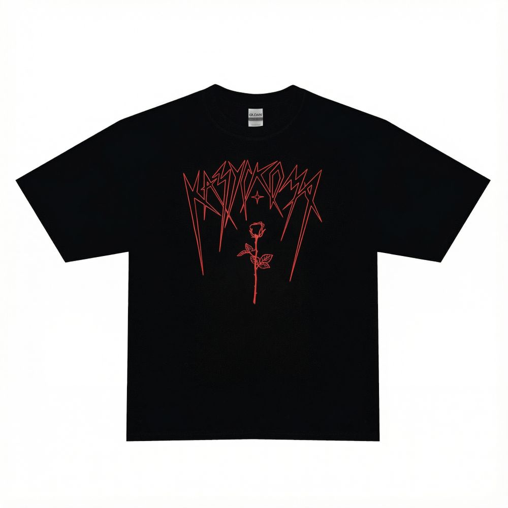 Футболка Казускома Крылья черная