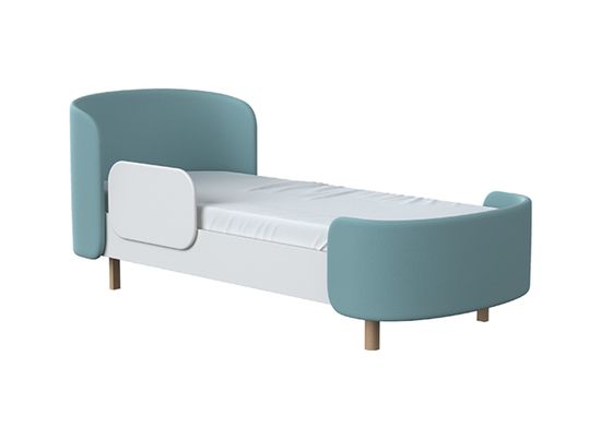 Кровать подростковая KIDI Soft размер L (бирюзовый)