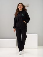 Костюм с брюками КБф-055О/черный-п
