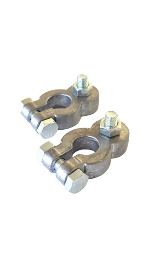 Клеммы аккумулятора /европейский стандарт/ свинцовые, болт (О2)