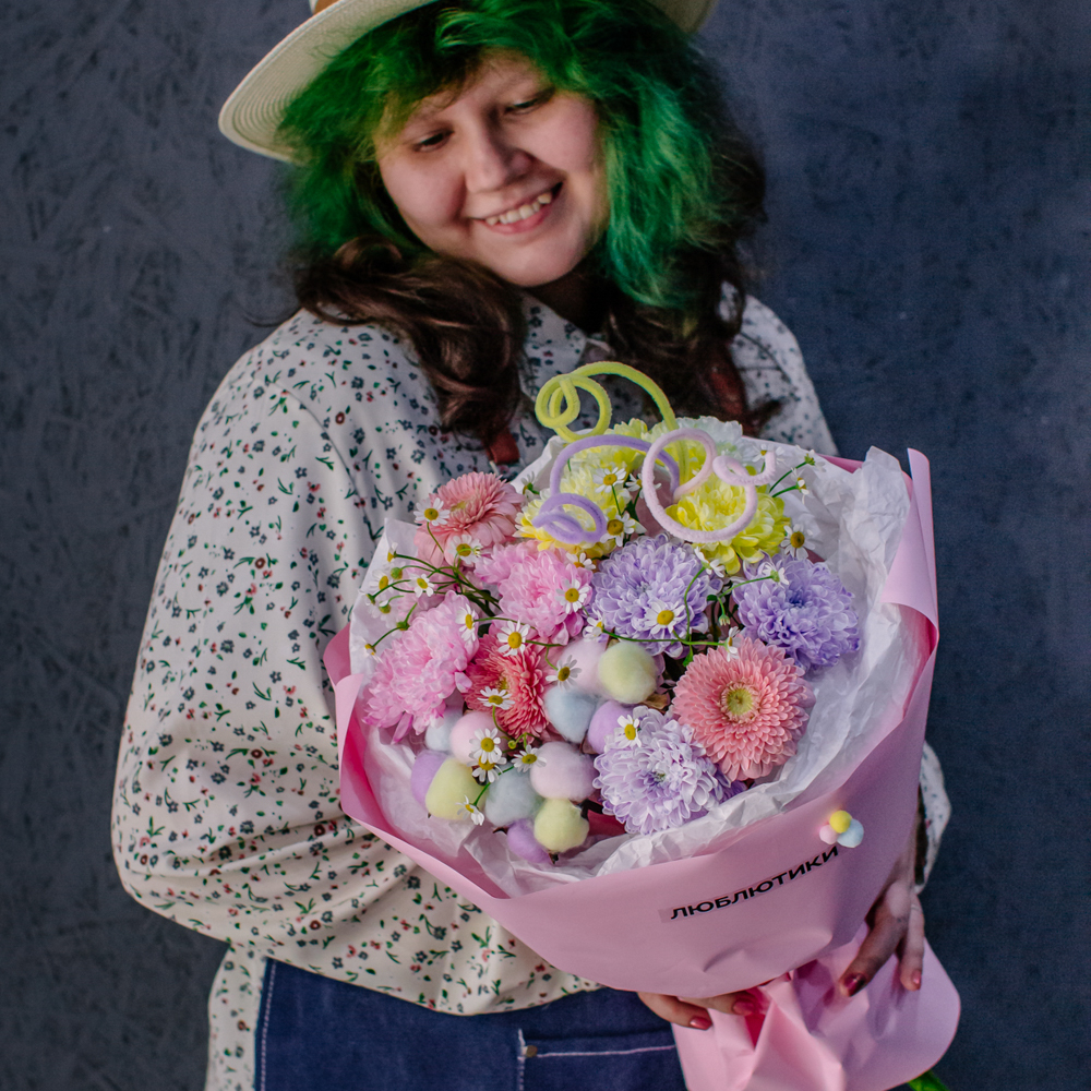 105. Нежный дофаминовый букет