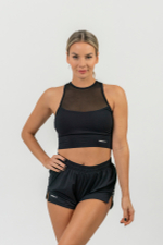 Топ FIT ACTIVEWEAR PADDED SPORTS BRA 437 Черный