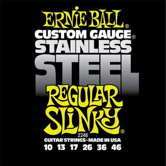 Струны для электрогитары ERNIE BALL 2246 Stainless Steel Slinky Regular 10-46