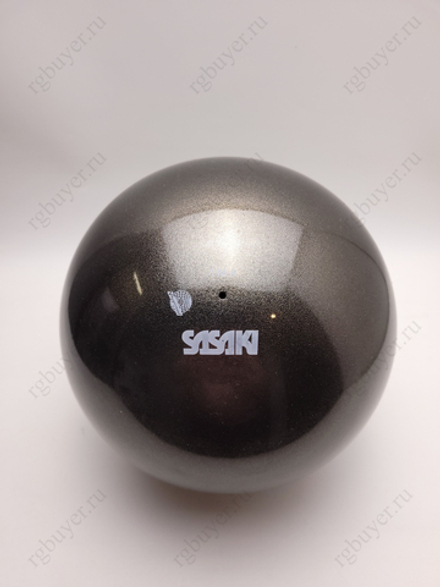 Мяч Sasaki 18,5 см серия "Металлик" Черный драгоценный GMB (Gem Black)