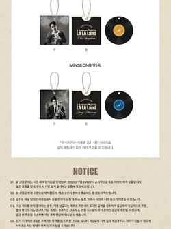 товары LA POEM - A Summer Night In LA LA Land OFFICIAL MD MINI LP KEYRING