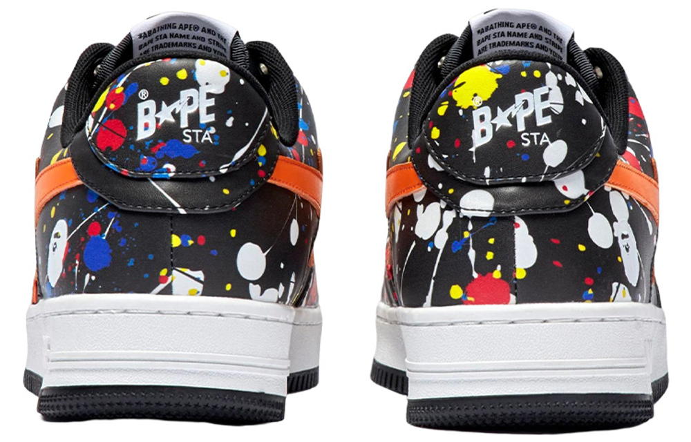 A Bathing Ape Bathing Ape A Bathing Ape Sta Paint Splatter