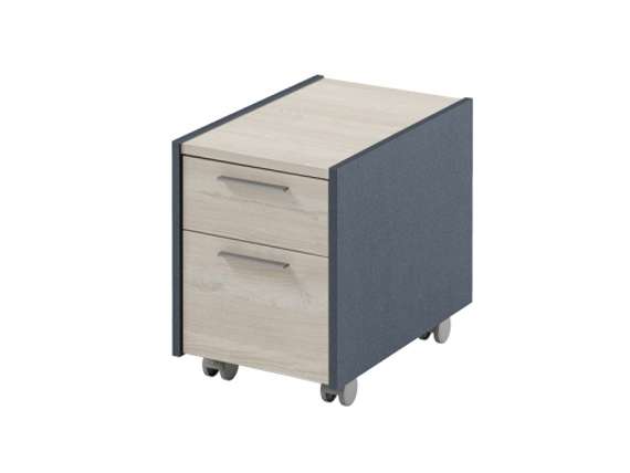 Тумба подкатная без замка 330х504х437 I-90 Акация Морава/Антрацит