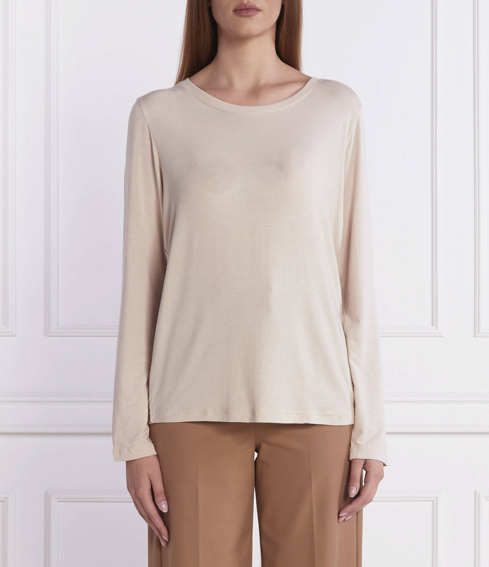 Блузка Tommy Hilfiger - кремовый(UW0UW04985)