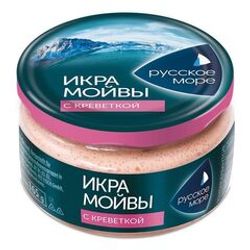 ИКРА МОЙВЫ РУССКОЕ МОРЕ 165 ГР С КРЕВЕТКОЙ