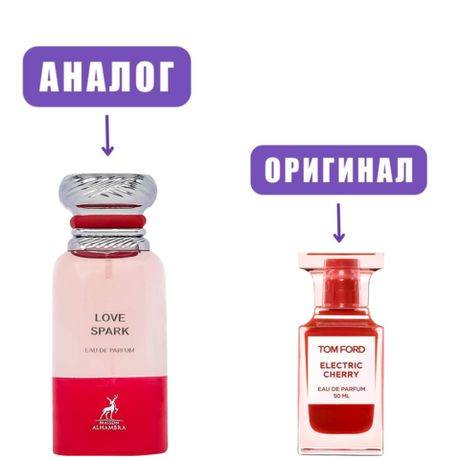 AL HAMBRA LOVE SPARK edP 80ml lady (версия TomFordElectricCherry)