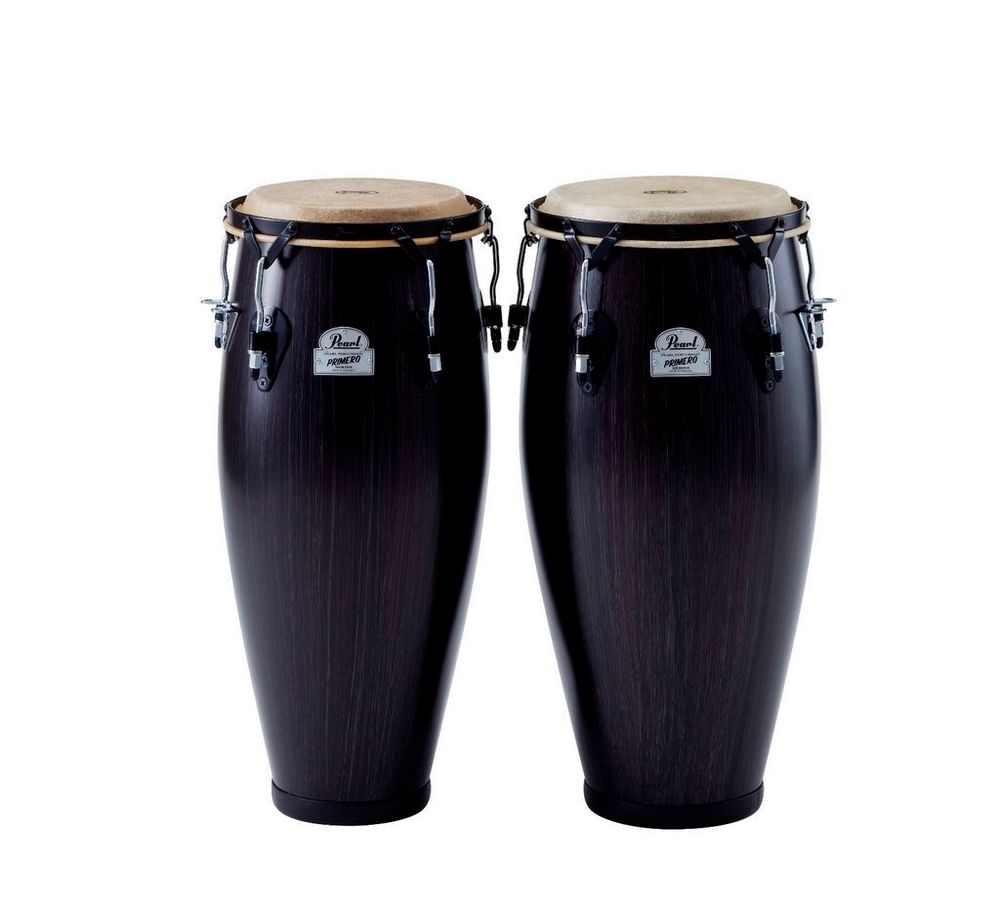 Primero Fiber Set 10&quot;&amp;11&quot; Комплект Конго 2Шт. , Без Стойки, Цвет Ebony Pearl Pfc-202/631