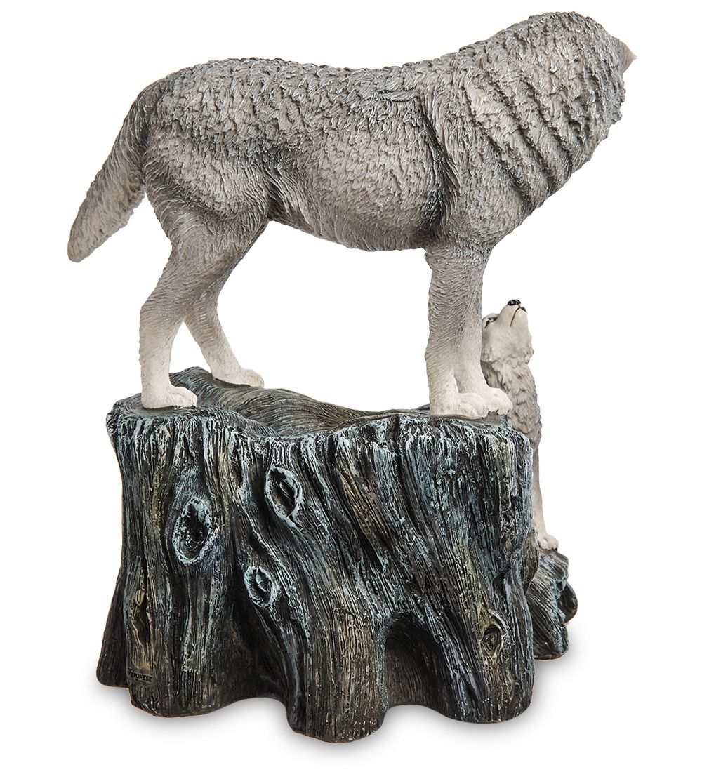 Veronese WS-1138 Статуэтка «Волки - «Наставление» (Лиза Паркер)