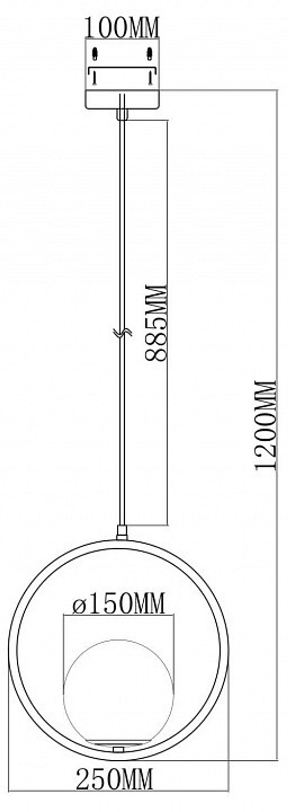 Подвесной светильник Moderli Barocco V11577-1P