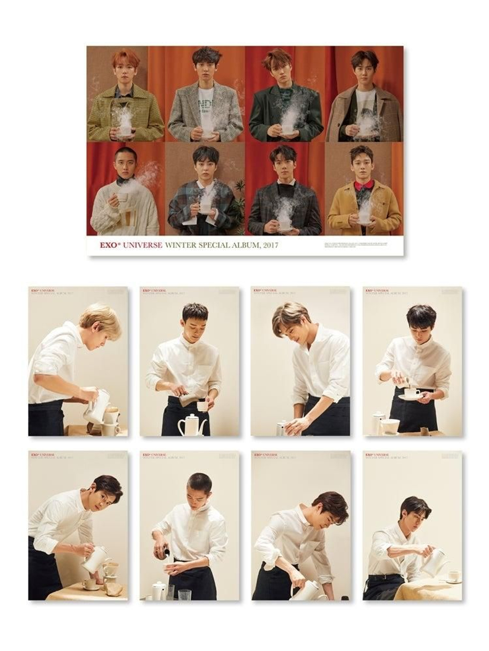Альбом EXO - Universe 2017 Winter Special Album