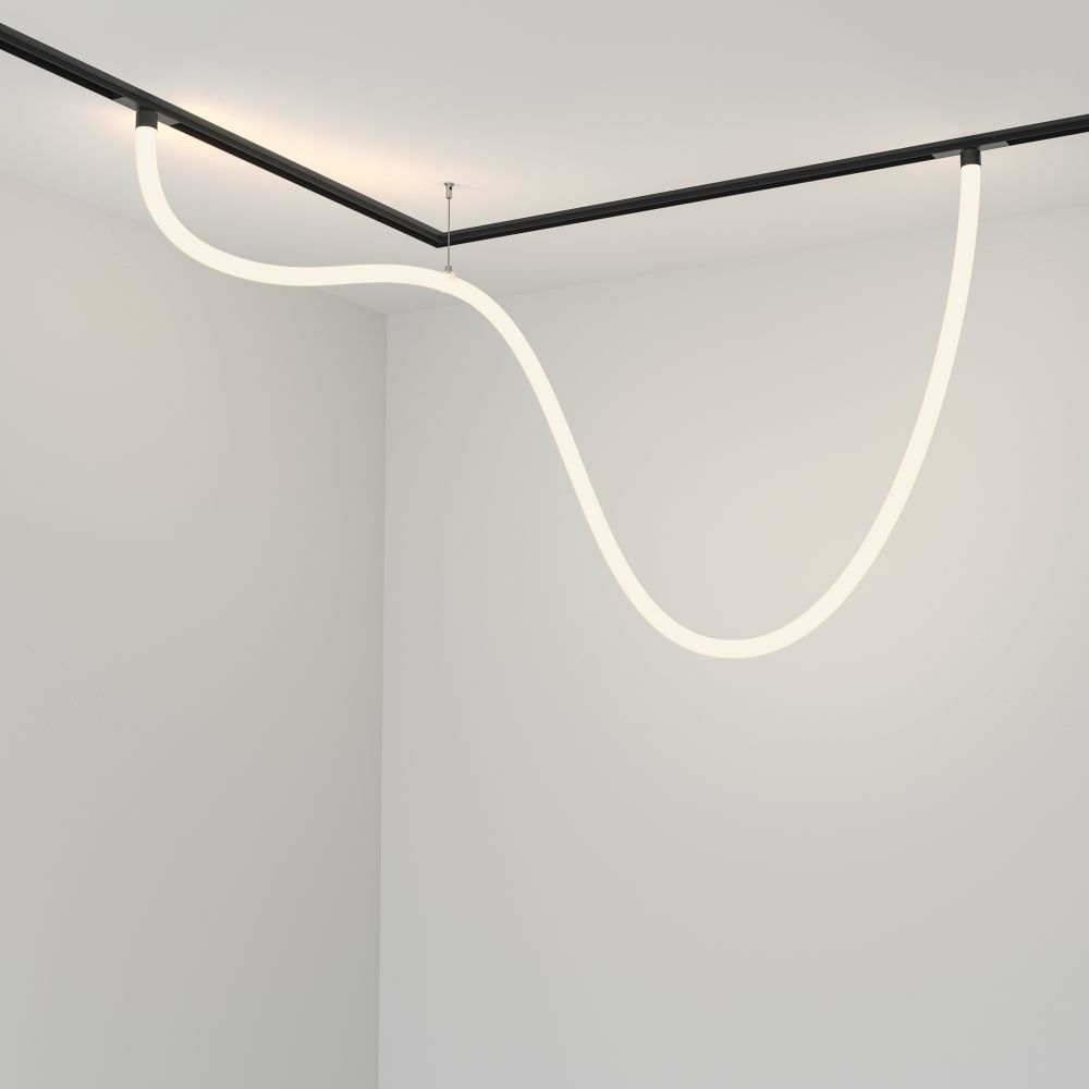 Трековый магнитный светодиодный светильник Maytoni Exility TR101-2-50W4K-B