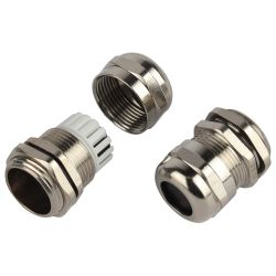 Кабельный ввод сальник ЭРА NO-224-258 латунный PGM 13.5 (d отв.20.5 мм / d провод.6-12 мм) IP68 (упаковка 5 штук)