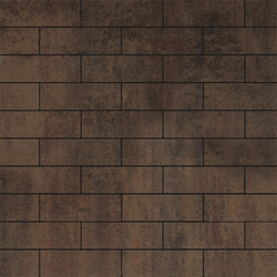 Тротуарная плитка ПРЯМОУГОЛЬНИК 300х100 мм - Листопад гладкий Шелковица