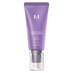 Missha M Perfect Cover Serum BB Cream, SPF50+/PA++++ тон 21 тональный BB крем с антивозрастной сывороткой для сияния кожи