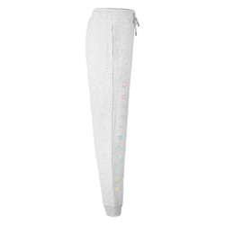 Женские теннисные брюки Quiet Please Rainbow Training Pants Women - Grey, Turquoise