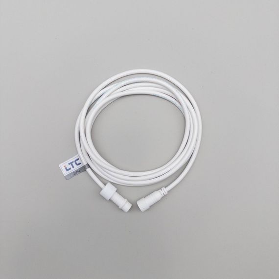 Соединитель 3 м. для бахромы, занавесов и нитей, 220В., провод белый каучук, IP65, LTC (LLS-8-3M)