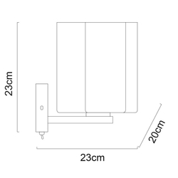 Бра Arte Lamp A3479AP-1CC