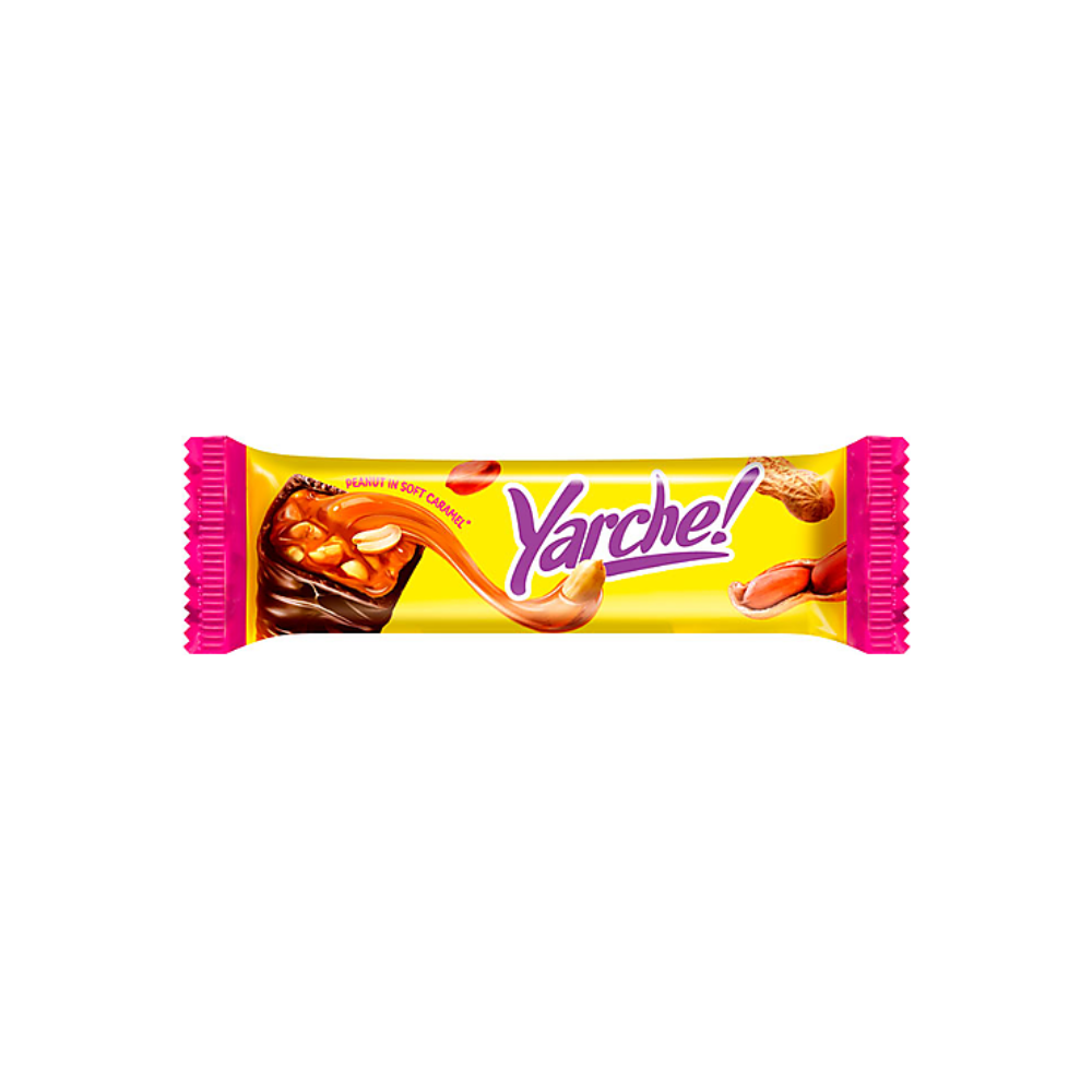 Батончик Yarche с жареным арахисом и карамелью 50 гр