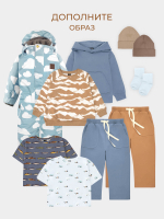 Свитшот оверсайз Mjölk Песчаные узоры