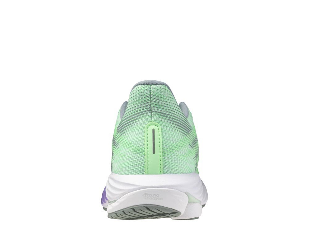 Кроссовки для бега женские Mizuno Wave Rider 28 Зеленовато-Фиолетовые