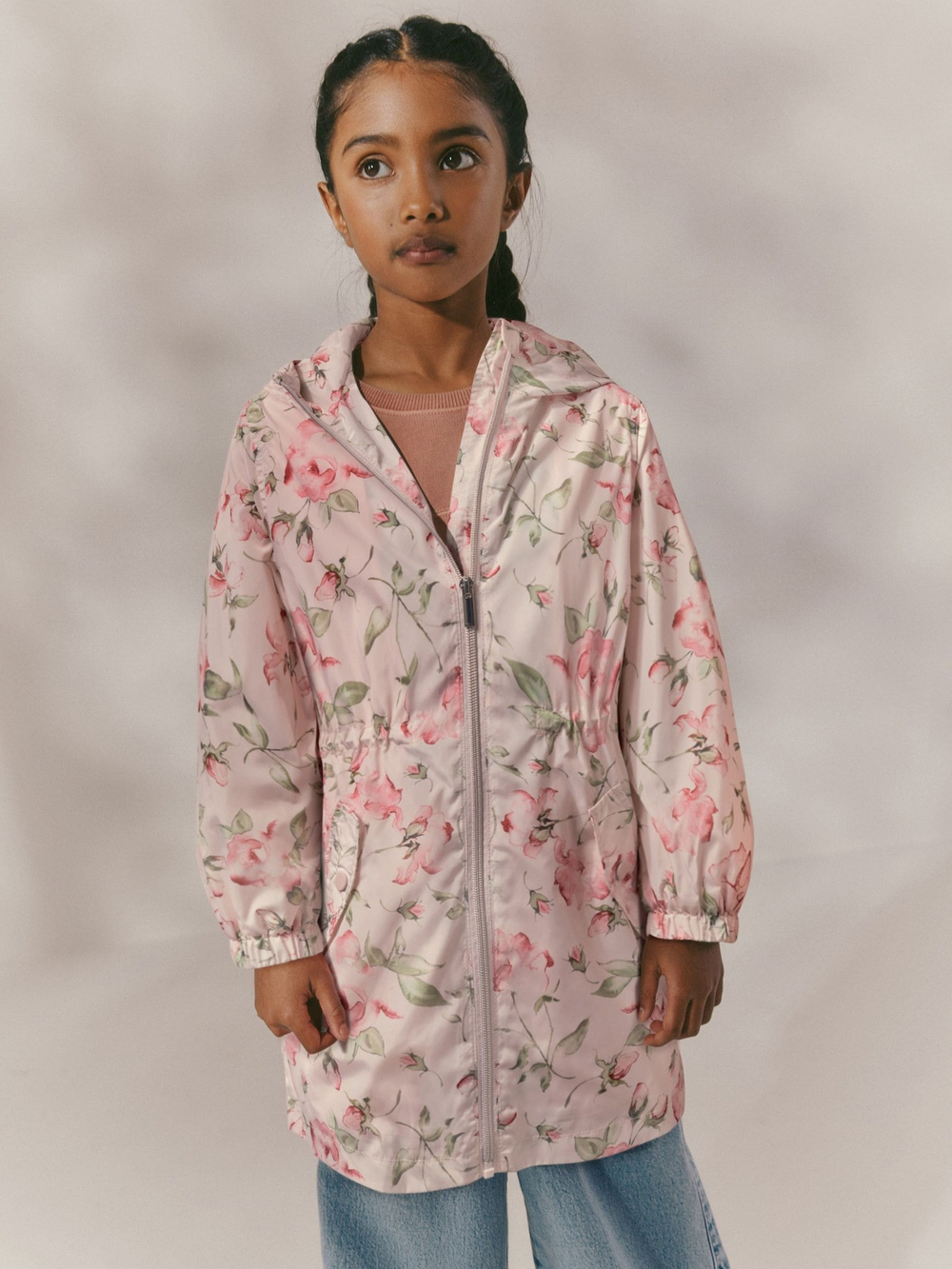 Дождевик для девочки Next E25-192, Розовый