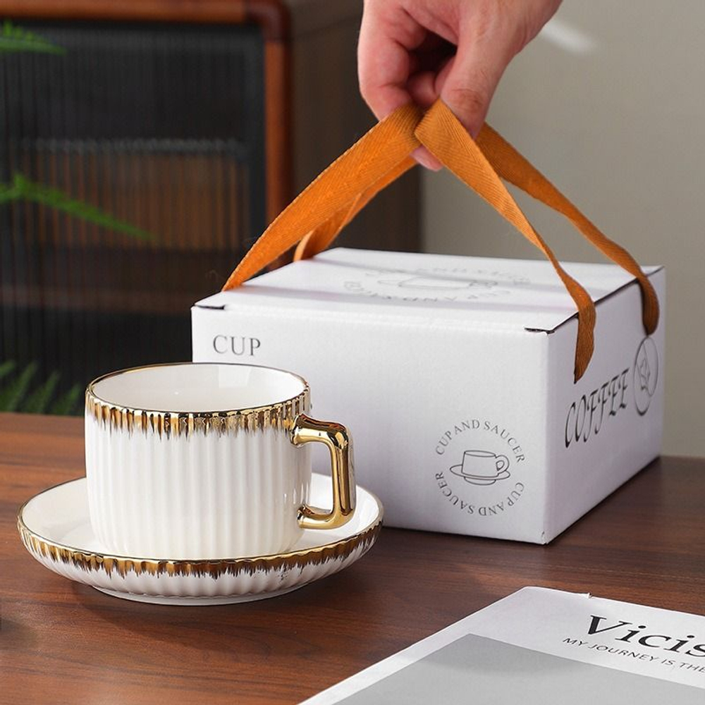 Чайная пара, для чая и кофе, 250 мл.