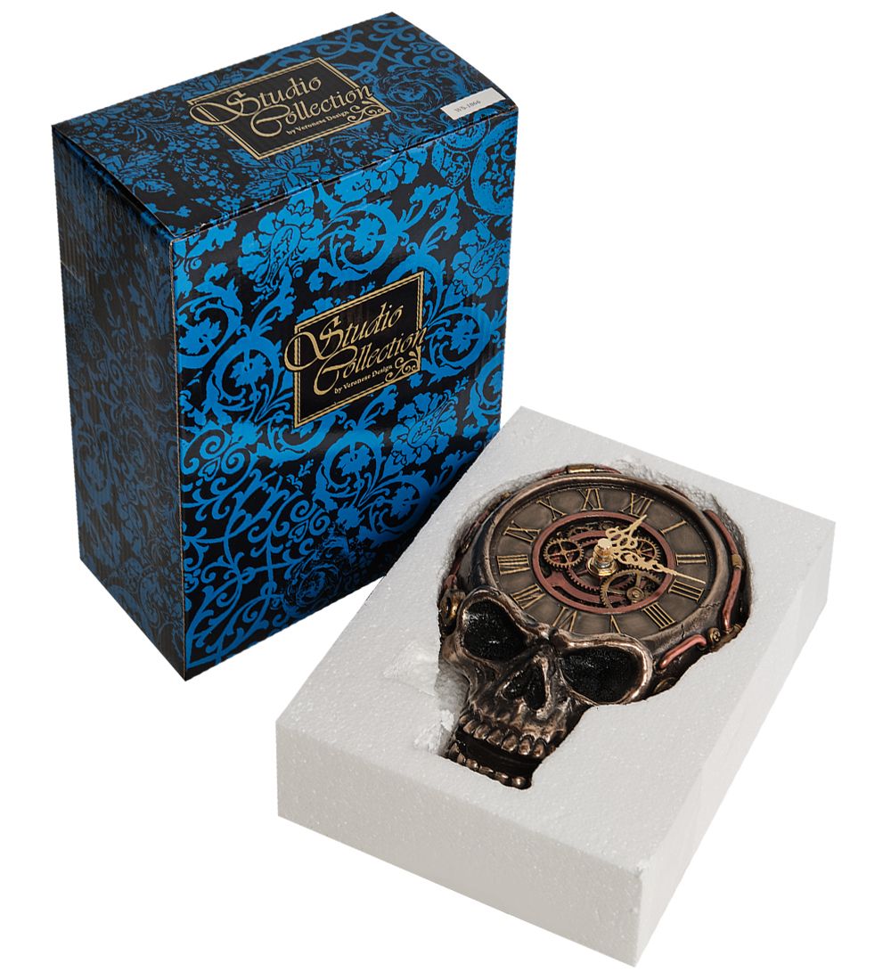 Veronese WS-1066 Часы настенные в стиле Стимпанк «Череп»