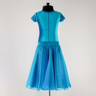 Lilia 25-01-01-B | Платье для спортивных бальных танцев | Vasileva Dance