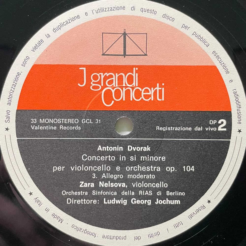 Дворжак - Концерт для виолончели соч. 104 (Италия)