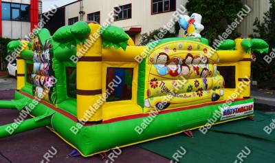 Коммерческий надувной батут "Сафари-экскурсия" 5*5*2,8 м