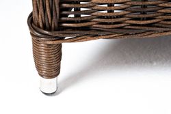 "Равенна" лаунж-зона из искусственного ротанга, цвет коричневый