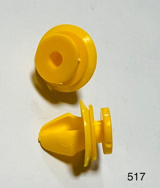 Клипса иномарка  Код- 517 (20шт/уп) обшивки двери ДЕУ ЛАНОС\Ларгус (6001549265) желтая