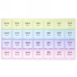 Таблетница - органайзер «ИДЕЯДОМА», 28 ячеек, 21.5*12*2.3см