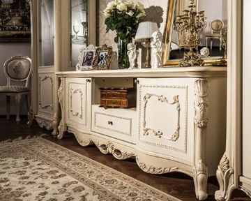 Тумба-ТВ ДЖОКОНДА крем глянец