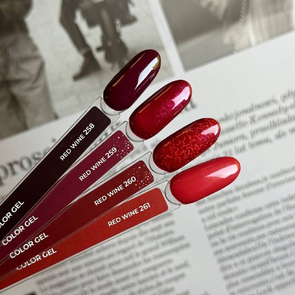 She Red Wine - Гель-лак 258, 10мл