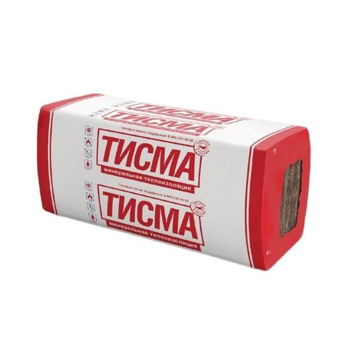 Утеплитель Кнауф Тисма λ38 14 кг/м³ (1300х600х50 мм) 16 шт